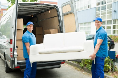 Removals van service for local moves in Churchend