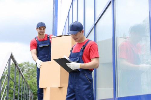 Local van service helping with a move in Churchend