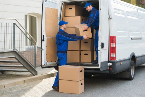 Local moving team planning a Churchend house relocation