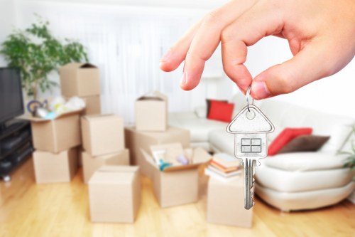 Local movers working on a residential move in Churchend