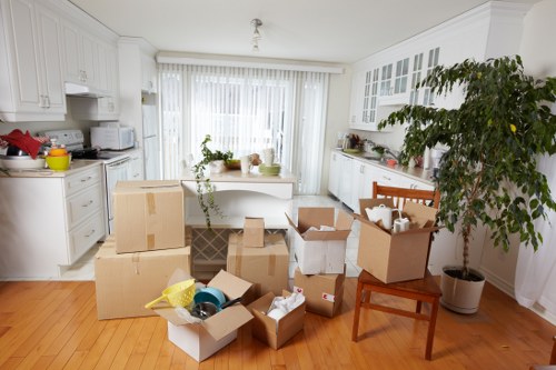 Local house movers helping with a Churchend home removal