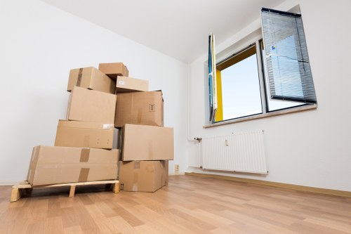 Household removal loading process for a Churchend property