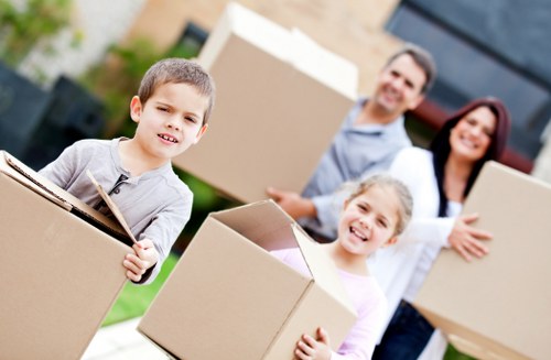 Careful wrapping and labelling of fragile belongings during packing