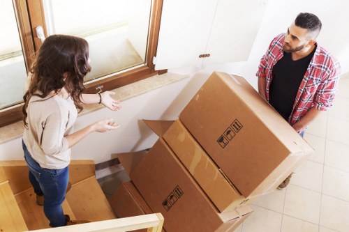 Commercial packing support for an office relocation in Churchend