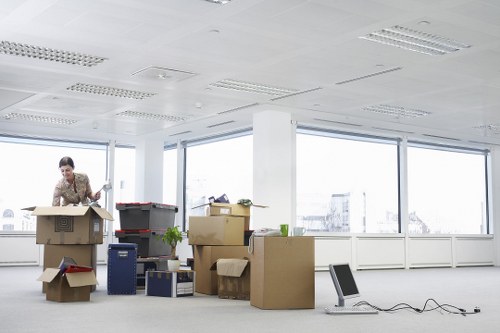 Preparation checklist for a removal van move in Churchend